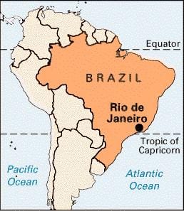 Rio de Janeiro di brazil peta